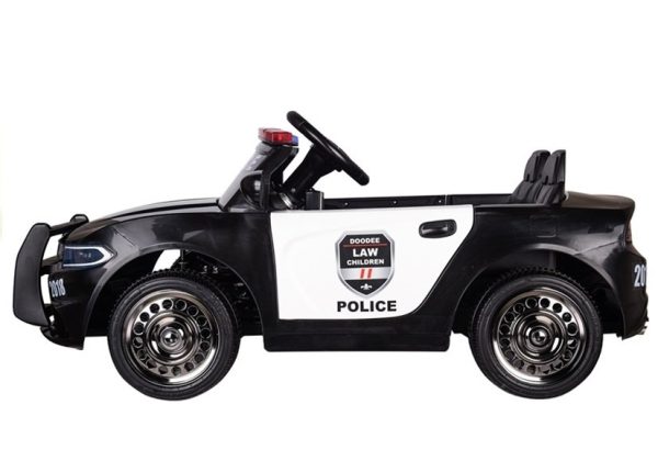 Police Electric Ride-On Car - Black - Image 5