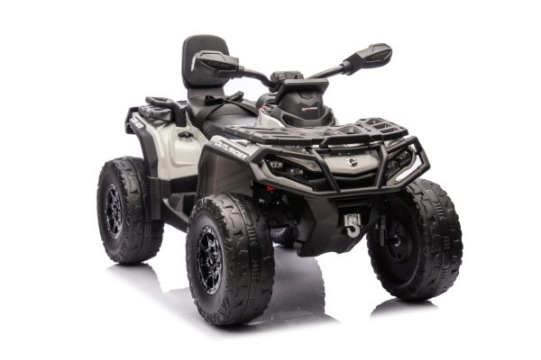 Quad na akumulator Can-Am Outlander ATV 4x4 200W - sivi