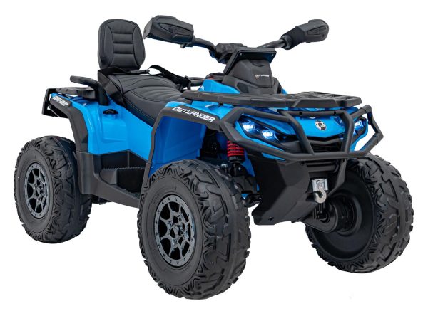 Quad na akumulator Can-Am Outlander ATV 4x4 200W - plavi - Image 3