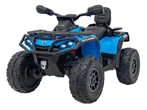 Quad na akumulator Can-Am Outlander ATV 4x4 200W - plavi - Image 4