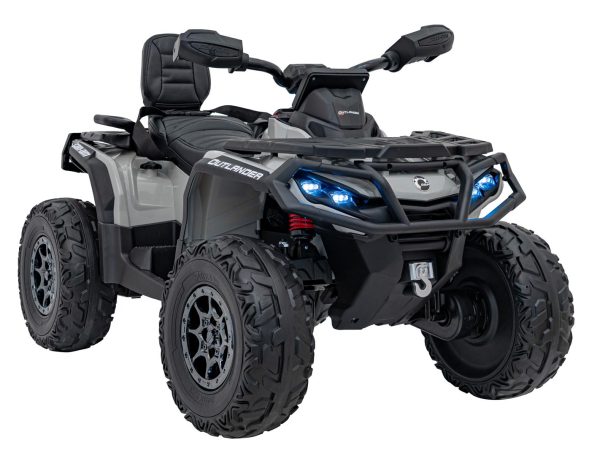 Quad na akumulator Can-Am Outlander ATV 4x4 200W - sivi - Image 3