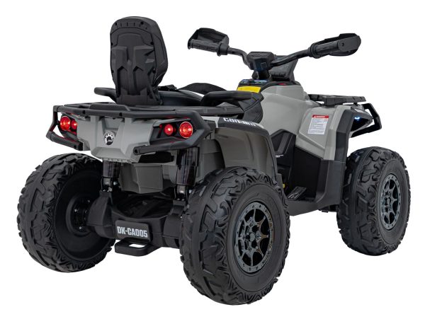 Quad na akumulator Can-Am Outlander ATV 4x4 200W - sivi - Image 8