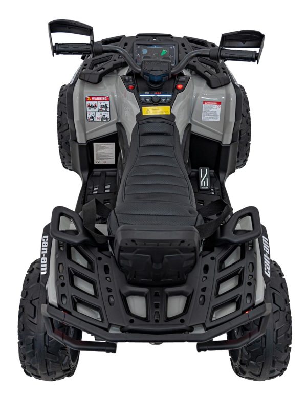 Quad na akumulator Can-Am Outlander ATV 4x4 200W - sivi - Image 9