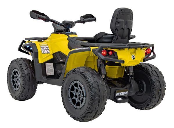 Quad na akumulator Can-Am Outlander ATV 4x4 200W - žuti - Image 5