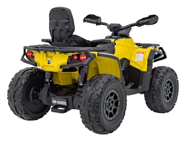 Quad na akumulator Can-Am Outlander ATV 4x4 200W - žuti - Image 7