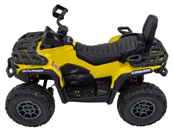 Quad na akumulator Can-Am Outlander ATV 4x4 200W - žuti - Image 21