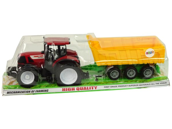 Tractor Red Tipper Truck Yellow Tractor 50 cm - Image 6