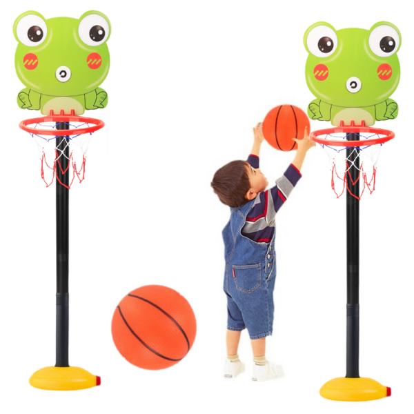 Košarkaški set Žabica sa loptom 110cm