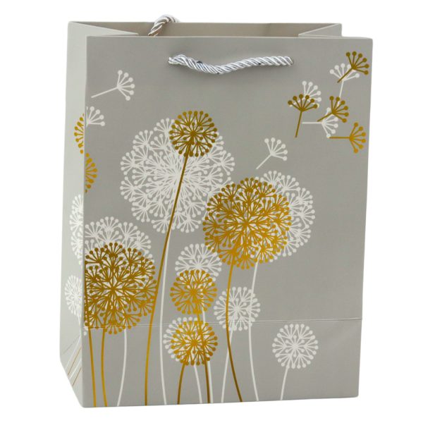 Gift Bag Dandelions Gold Elements 23 x 18 x 10.5 cm - Slika 3
