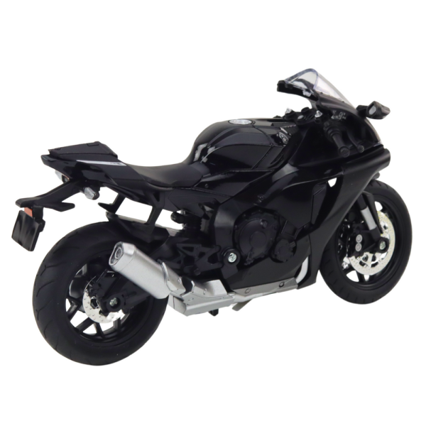 Metalni motor za igru sa zvučnim i svjetlosnim efektima R1 1:12 - crno/sivi - Slika 3