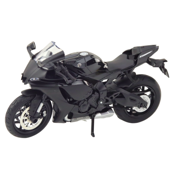 Metalni motor za igru sa zvučnim i svjetlosnim efektima R1 1:12 - crno/sivi - Slika 2