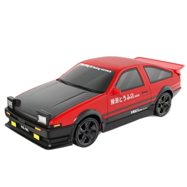 Auto na daljinsko upravljanje Drift Sports sa zamjenivim kotačima RC 4WD1 - crveni - Slika 2