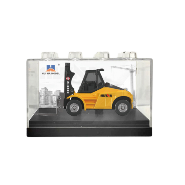 Forklift Metal Collectible Model Huina Yellow 1:80 - Slika 3