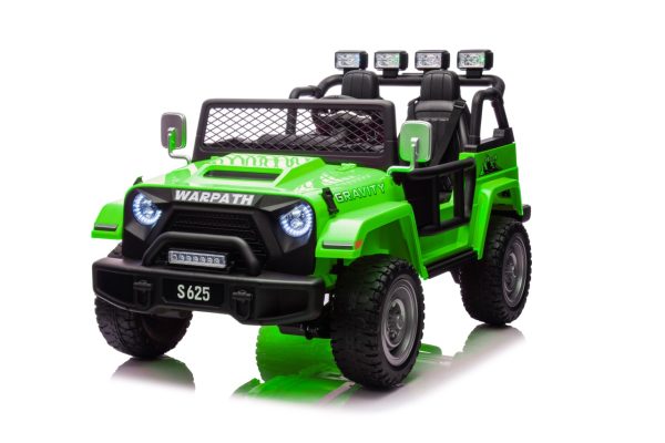 Auto na akumulator Off Road MONSTER 4×4 – dvosjed – zeleni