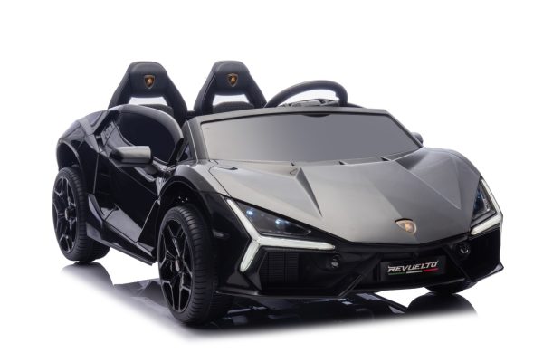 Licencirani auto na akumulator Lamborghini Revuelto XL STRONG - dvosjed - crni