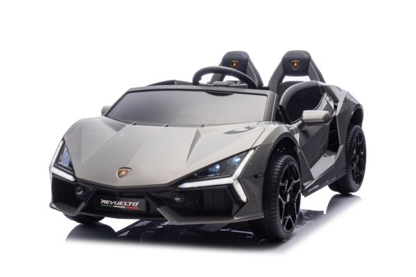 Licencirani auto na akumulator Lamborghini Revuelto XL STRONG - dvosjed - sivi - Image 23