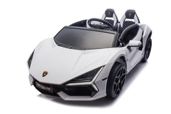 Licencirani auto na akumulator Lamborghini Revuelto XL STRONG - dvosjed - bijeli - Image 3