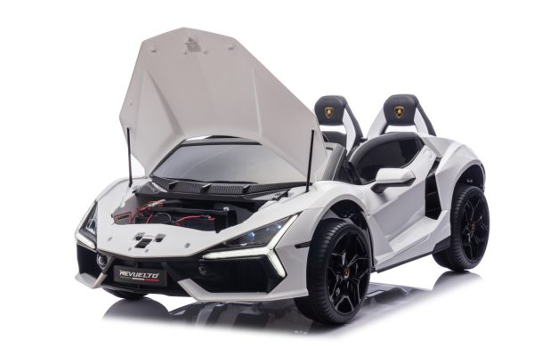 Licencirani auto na akumulator Lamborghini Revuelto XL STRONG - dvosjed - bijeli - Image 11