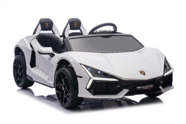 Licencirani auto na akumulator Lamborghini Revuelto XL STRONG - dvosjed - bijeli