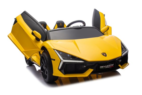 Licencirani auto na akumulator Lamborghini Revuelto XL STRONG - dvosjed - žuti - Image 7