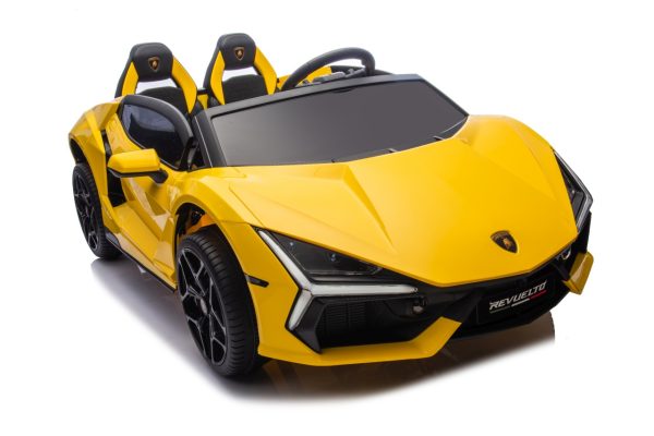 Licencirani auto na akumulator Lamborghini Revuelto XL STRONG - dvosjed - žuti - Image 8