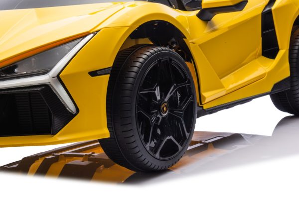 Licencirani auto na akumulator Lamborghini Revuelto XL STRONG - dvosjed - žuti - Image 9