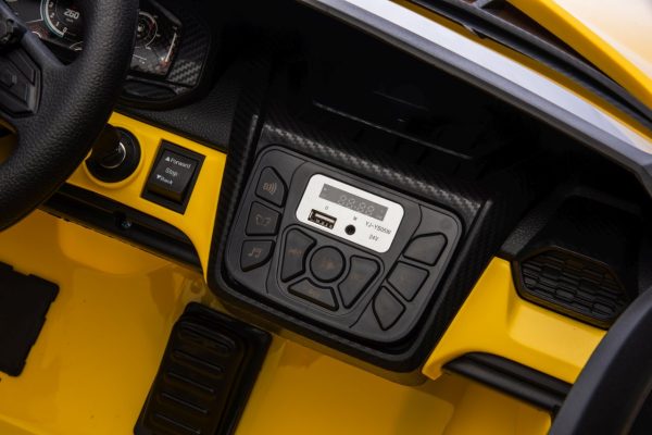 Licencirani auto na akumulator Lamborghini Revuelto XL STRONG - dvosjed - žuti - Image 14