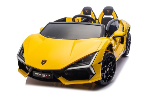 Licencirani auto na akumulator Lamborghini Revuelto XL STRONG - dvosjed - žuti - Image 19