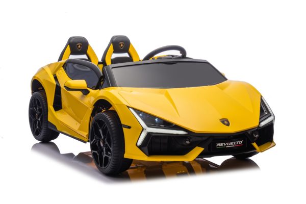 Licencirani auto na akumulator Lamborghini Revuelto XL STRONG - dvosjed - žuti