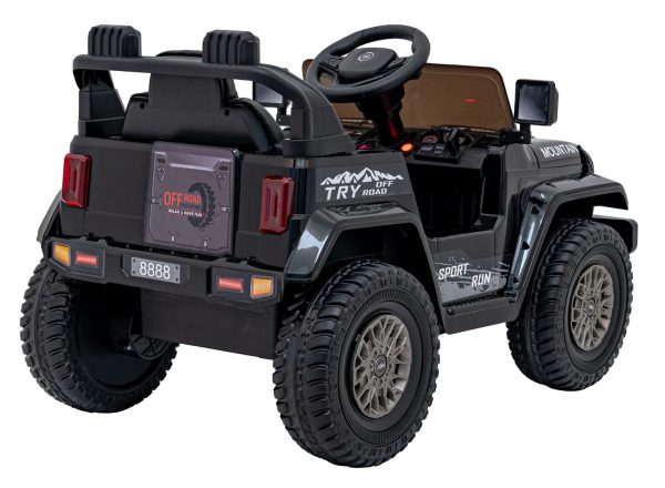 Auto na akumulator Off Road MOUNTAIN - crni - Slika 8