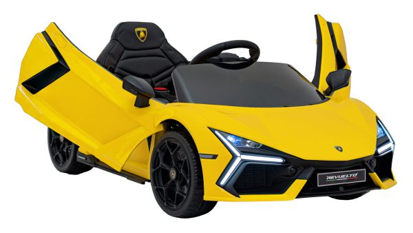 Licencirani auto na akumulator Lamborghini Revuelto 4x4 - žuti - Slika 2