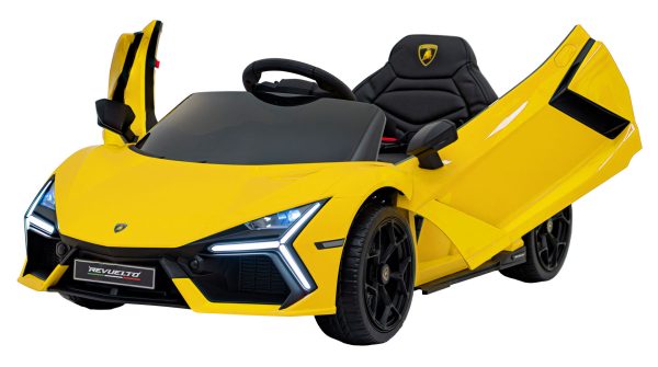 Licencirani auto na akumulator Lamborghini Revuelto 4x4 - žuti - Slika 3