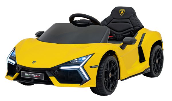 Licencirani auto na akumulator Lamborghini Revuelto 4x4 - žuti - Slika 4