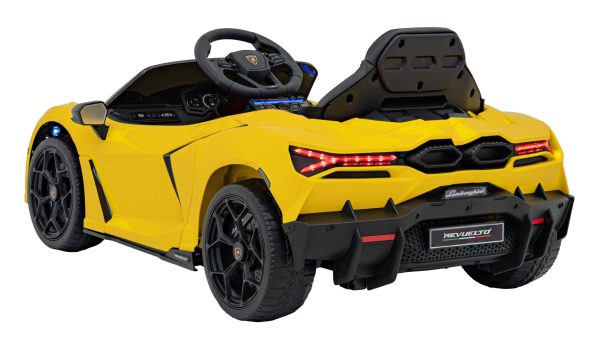 Licencirani auto na akumulator Lamborghini Revuelto 4x4 - žuti - Slika 8
