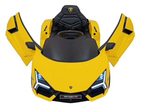 Licencirani auto na akumulator Lamborghini Revuelto 4x4 - žuti - Slika 13