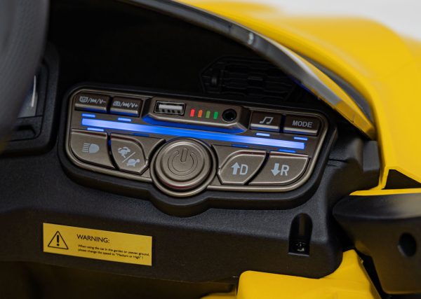 Licencirani auto na akumulator Lamborghini Revuelto 4x4 - žuti - Slika 18