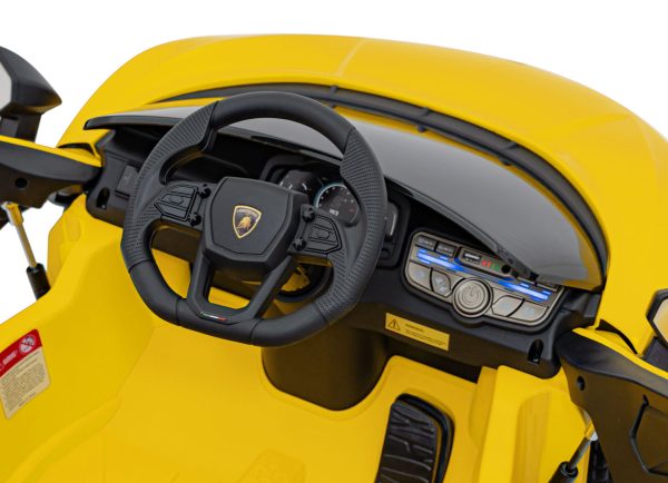 Licencirani auto na akumulator Lamborghini Revuelto 4x4 - žuti - Slika 23