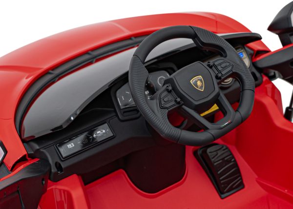 Licencirani auto na akumulator Lamborghini Revuelto 4x4 - crveni - Slika 22