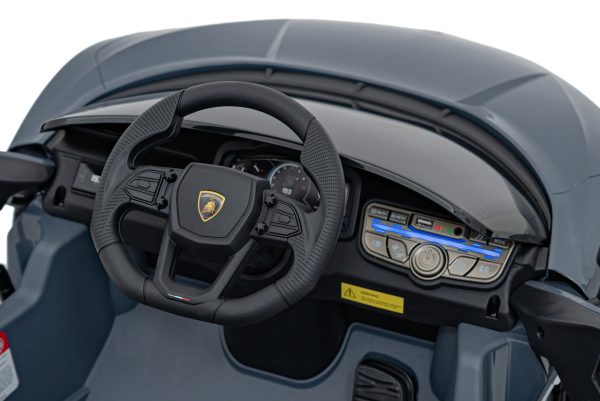 Licencirani auto na akumulator Lamborghini Revuelto 4x4 - sivi - Slika 18