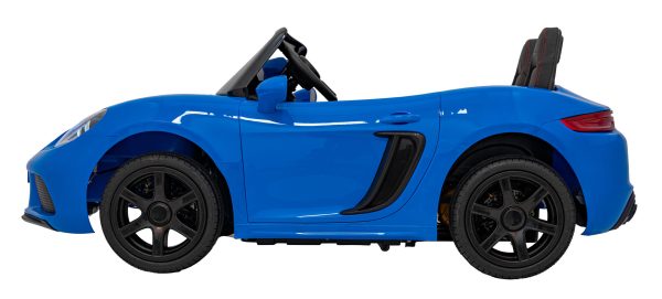 Auto na akumulator Perfecta - dvosjed - plavi/lakirani - Slika 7