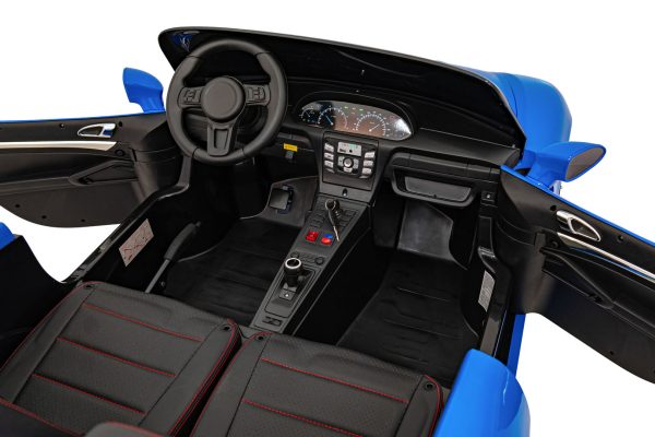 Auto na akumulator Perfecta - dvosjed - plavi/lakirani - Slika 14