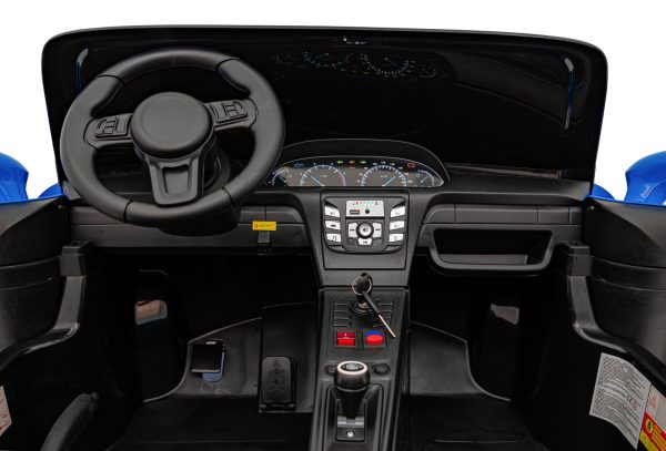 Auto na akumulator Perfecta - dvosjed - plavi/lakirani - Slika 15