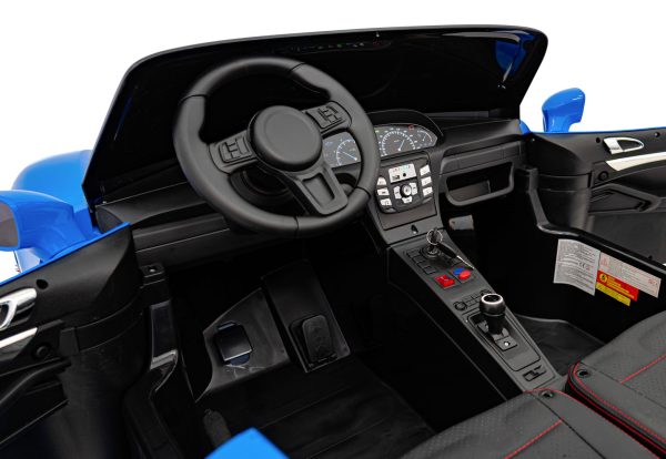 Auto na akumulator Perfecta - dvosjed - plavi/lakirani - Slika 16