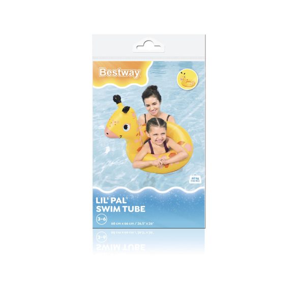 Žirafa prsten za plivanje 68 x 66 cm Bestway 36464 - žuti - Slika 10