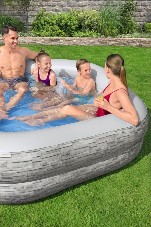 Bazen na napuhavanje 213x 206x 53 cm Bestway 54423 - Slika 9