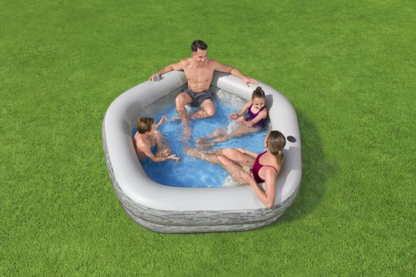 Bazen na napuhavanje 213x 206x 53 cm Bestway 54423 - Slika 10
