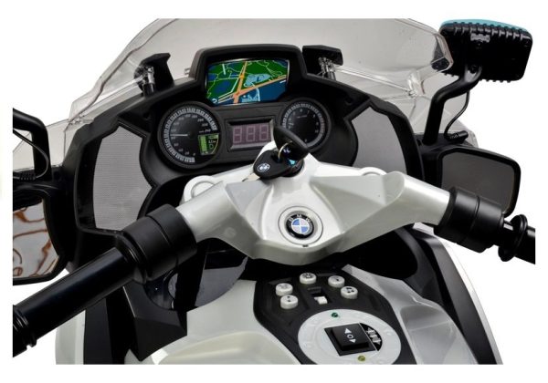 Licencirani motor na akumulator BMW Police PRO - sivo/plavi - Slika 10