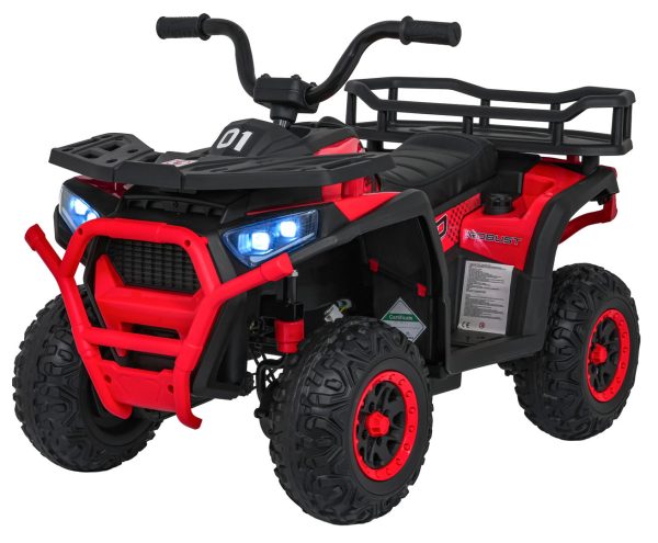 Quad na akumulator ATV Robust 01 4x4 - crveni - Slika 3