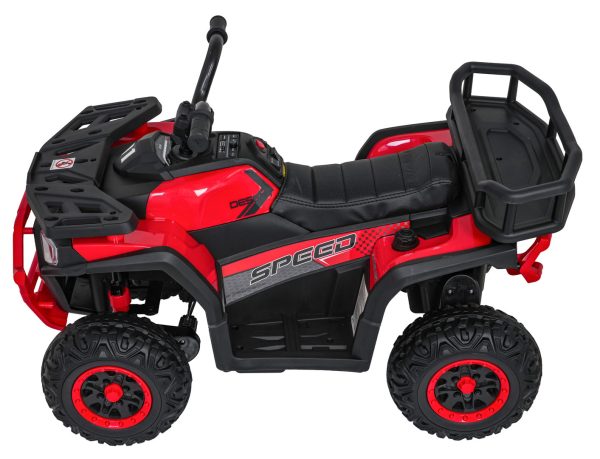 Quad na akumulator ATV Robust 01 4x4 - crveni - Slika 5