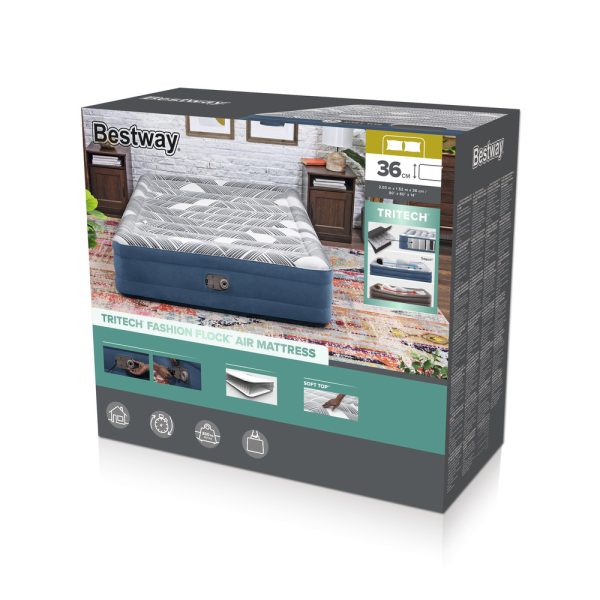 Madrac na napuhavanje 203 x 152 x 36 cm Bestway 6712Y - Slika 11